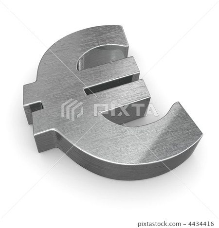 Sign of euro. 3d 4434416