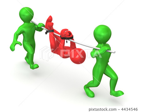 Two people have a third person 4434546