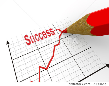 Pencil with schedule. Strategy of success 4434644