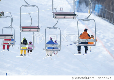 Ski resort lift 4434873