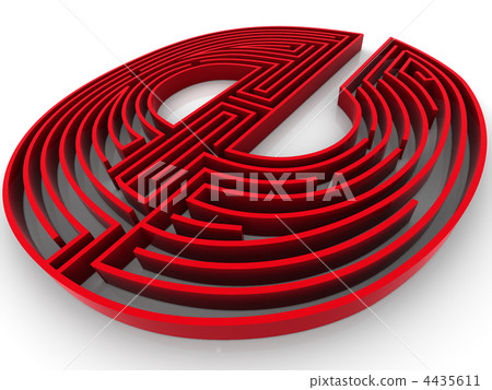 symbol for internet. Labyrinth - Stock Illustration [4435611] - PIXTA