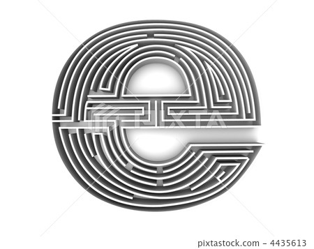 symbol for internet. Labyrinth - Stock Illustration [4435613] - PIXTA