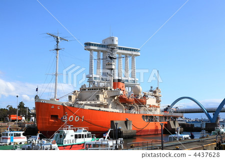 南極觀察船富士 4437628