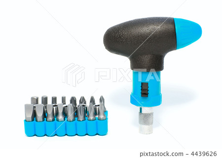 Blue screwdriver set Blue screwdriver set 4439626