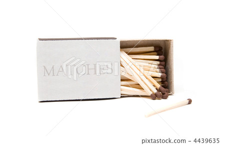 Matches in opened box Matches in opened box 4439635