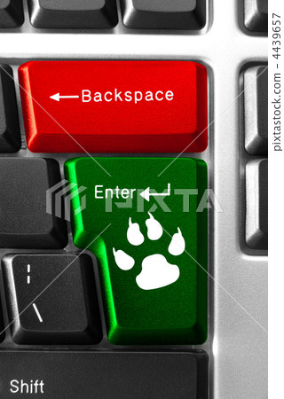 Computer keyboard concept 4439657