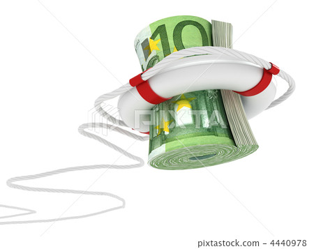 Lifebouy with dollar Lifebouy with dollar 4440978