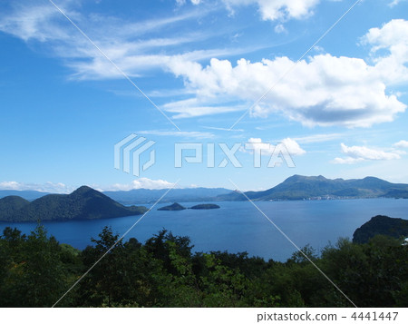 藍色（洞爺湖） 4441447