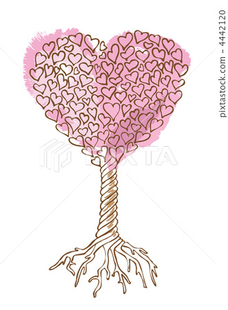 Tree of love / vector illustration - Stock Illustration [4442120] - PIXTA
