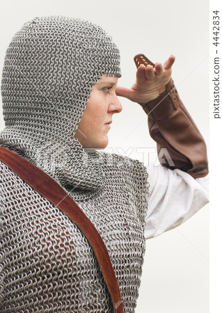 woman / medieval armor / retro split toned woman / medieval armor / retro split toned 4442834