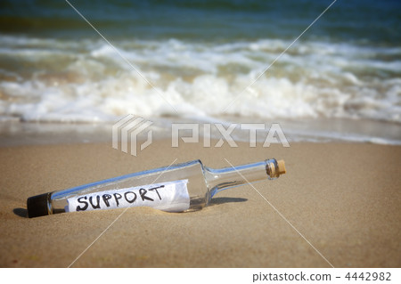 Message in a bottle / Support 4442982