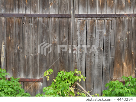 Old wooden achromatic gate 4443294