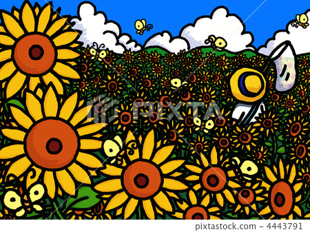 Sunflowers and boys 4443791