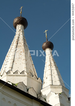 Cupola of church in Alekseevsky monastery. Uglich, Russia 4443847