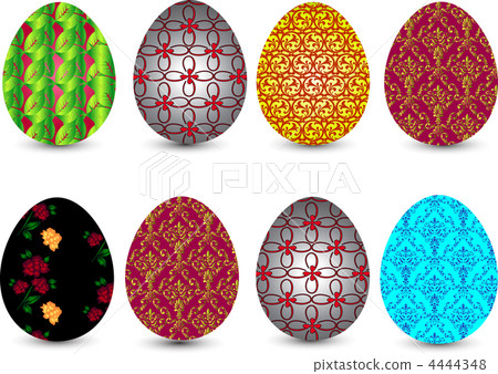 Colorful easter eggs 4444348