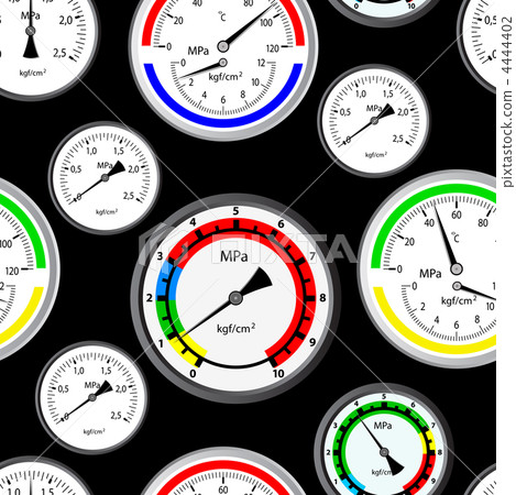 Seamless wallpaper the gas manometer 4444402