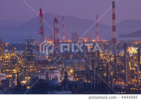 Mizushima工業區夜視圖 4444895