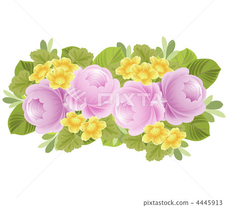 Meissen style pink rose arrange blue daisy horizontal Meissen style pink rose arrange blue daisy horizontal 4445913