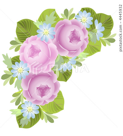 Meissen style Pink Rose Arrange Blue Daisy Meissen style Pink Rose Arrange Blue Daisy 4445932