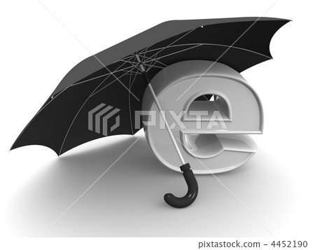 symbol of internet with umbrella 4452190