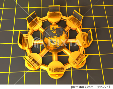 Concept of internet 4452731