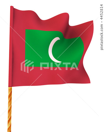 Flag. Maldives 4452814