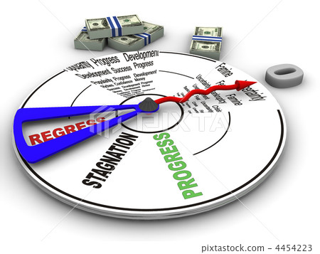 Regress. money. 3d Regress. money. 3d 4454223