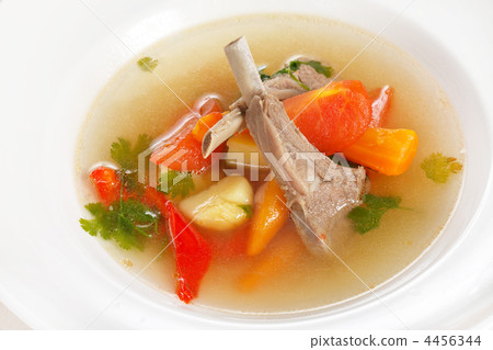 vegetable soup with ribs 4456344