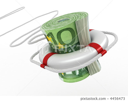 Lifebouy with euro 4456473