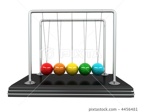 PPendulum on white background. 3d 4456481