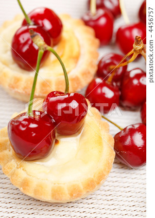 tart with cherries tart with cherries 4456757