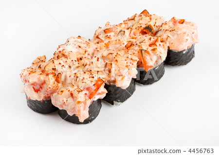 sushi on the plate sushi on the plate 4456763