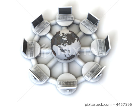 Concept of internet. 3d Concept of internet. 3d 4457596