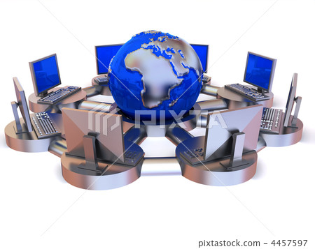 Concept of internet 4457597