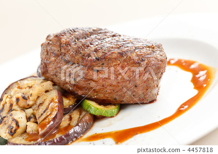 grilled steak with vegetables grilled steak with vegetables 4457818
