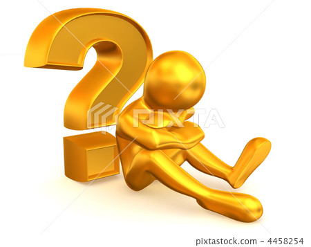Man with question Man with question 4458254