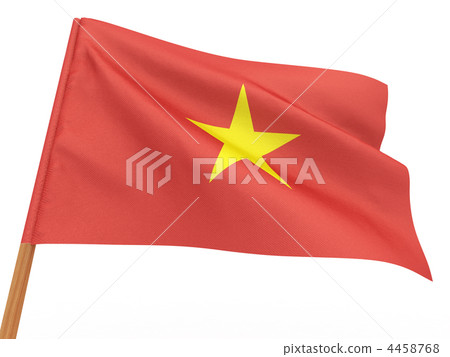 flag fluttering in the wind. China 4458768