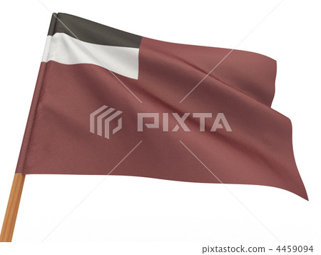 flag fluttering in the wind. Georgia flag fluttering in the wind. Georgia 4459094