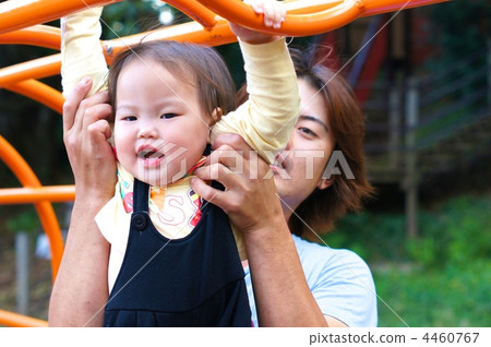 play, monkey bars, overhead ladder 4460767