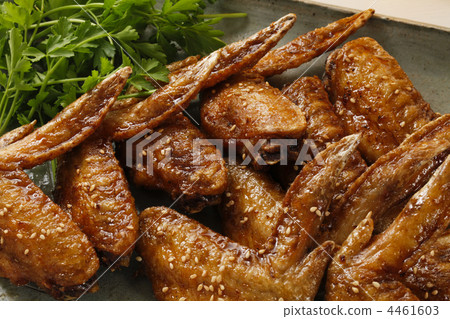 炸雞翅 雞翅 油炸的 4461603