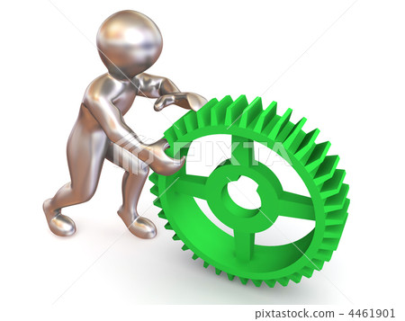 Man with gear 4461901