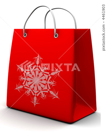 Shopping bag with snowflake 4461903