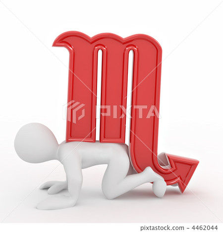 Man with astrological symbol Man with astrological symbol 4462044