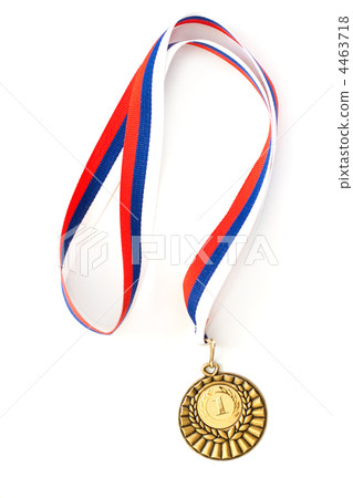 Golden medal isolated on white Golden medal isolated on white 4463718