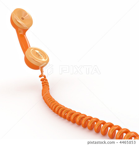 Phone reciever on white isolated background 4465853