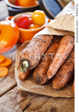 fresh carrots on the table 4466010