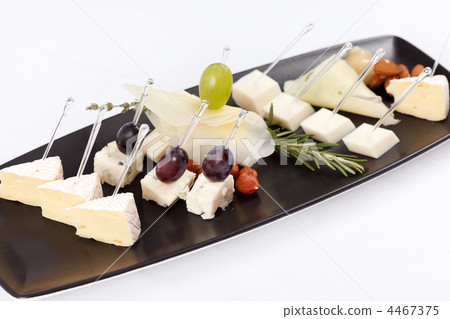 plate with different types cheese plate with different types cheese 4467375