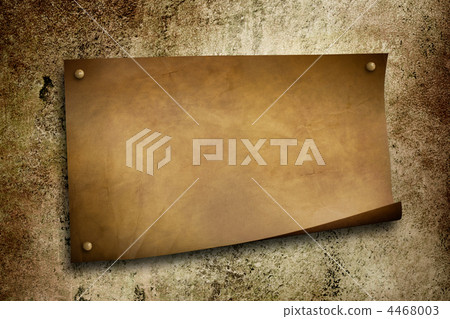 old paper on grunge wall 4468003