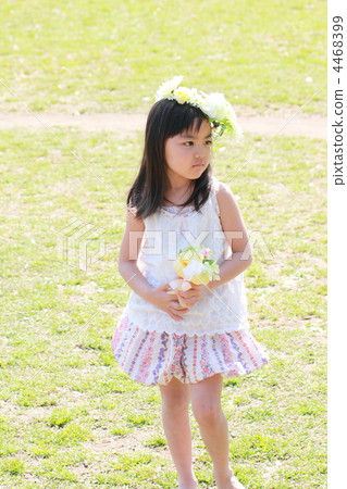 Children girls (casual sleeveless girls girls private clothes flower cranes) 4468399
