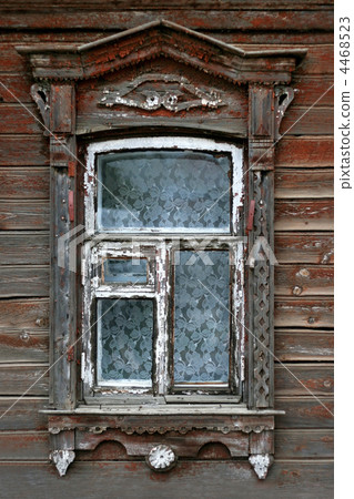 window of very old wooden house window of very old wooden house 4468523